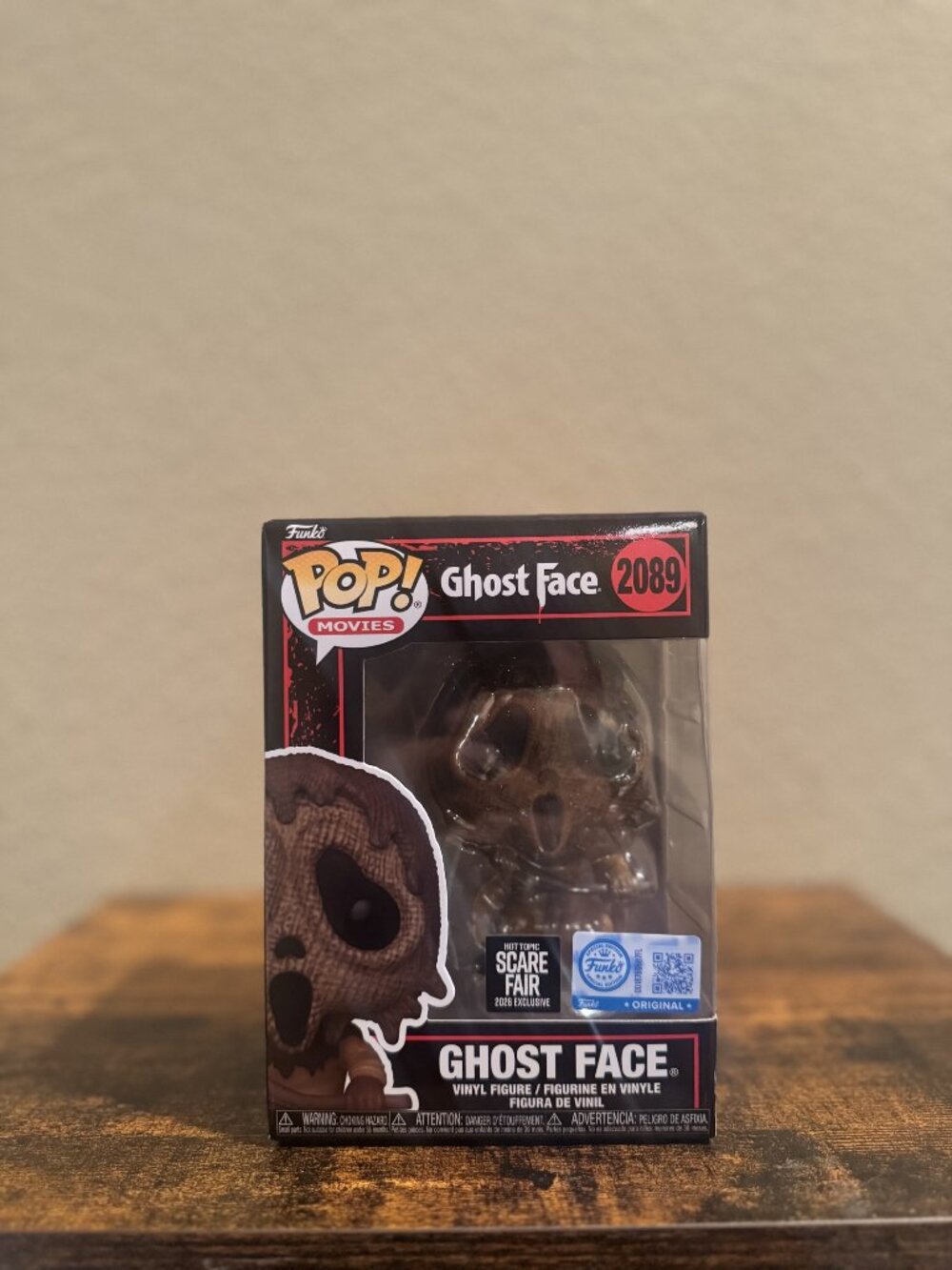 Funko Pop Ghost Face #2089 Hot Topic Scare Fair 2026
